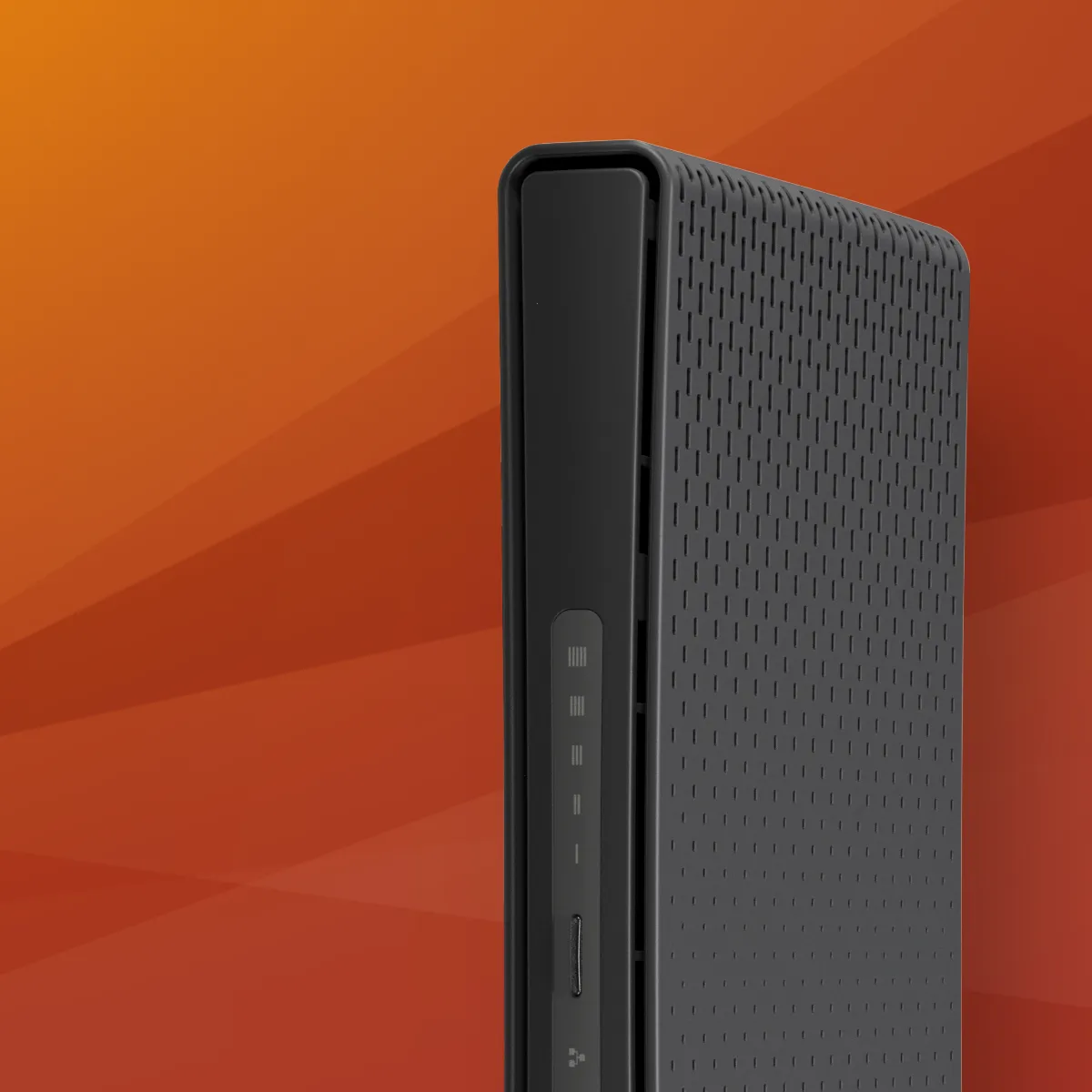 MikroTik hAP ax³ cihazının alt görünümü