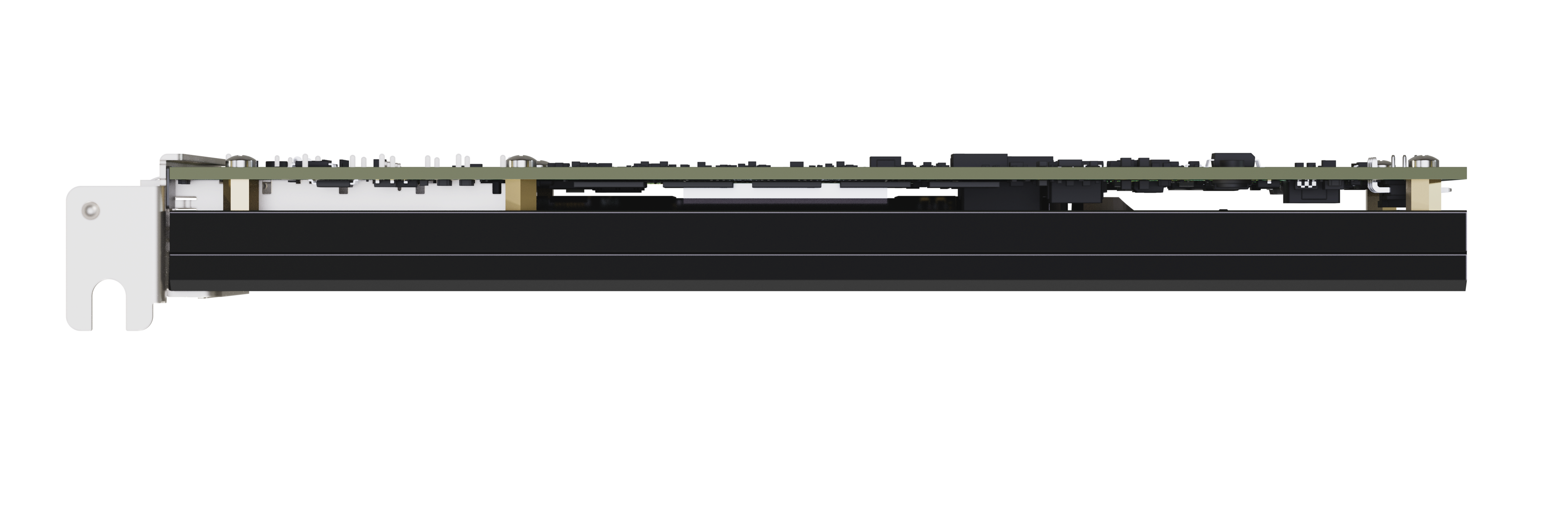 MikroTik CCR2004-1G-2XS-PCIe cihazının LED göstergeleri