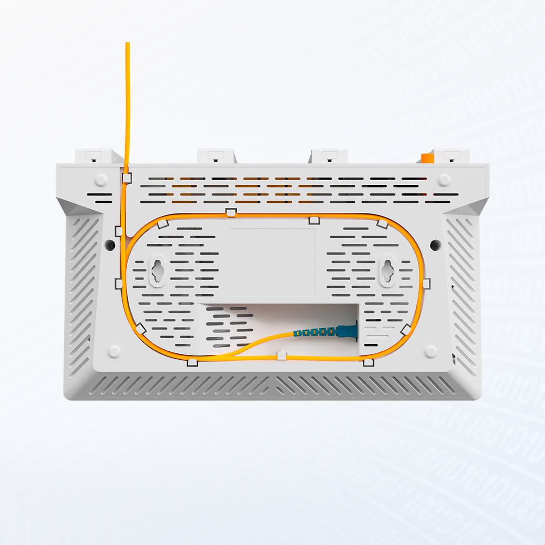 V-SOL V2804AX15-R XPON ONT LED indikatörleri ve güç butonu